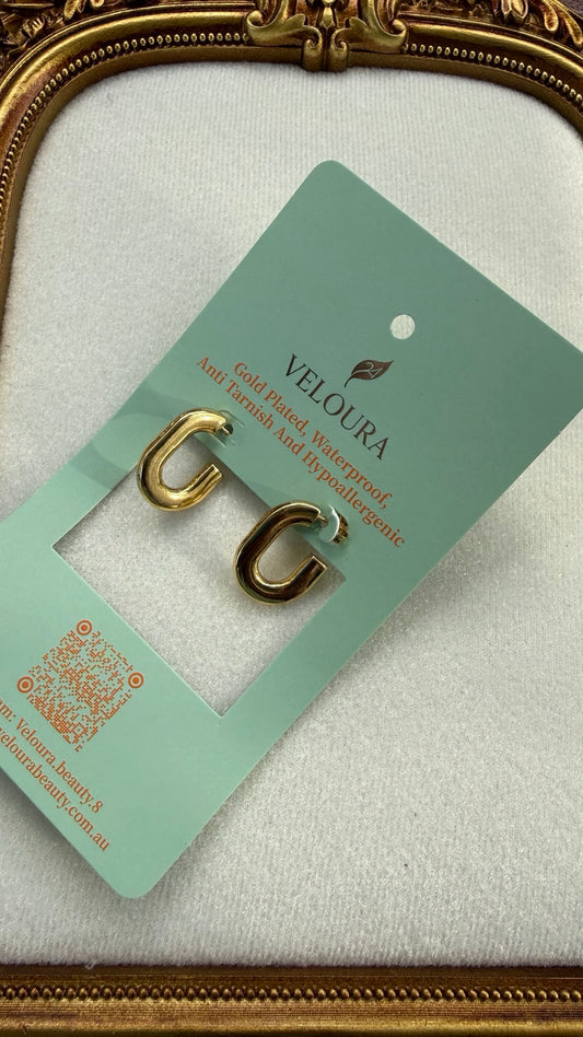 Veloura Bold Curve Hoops